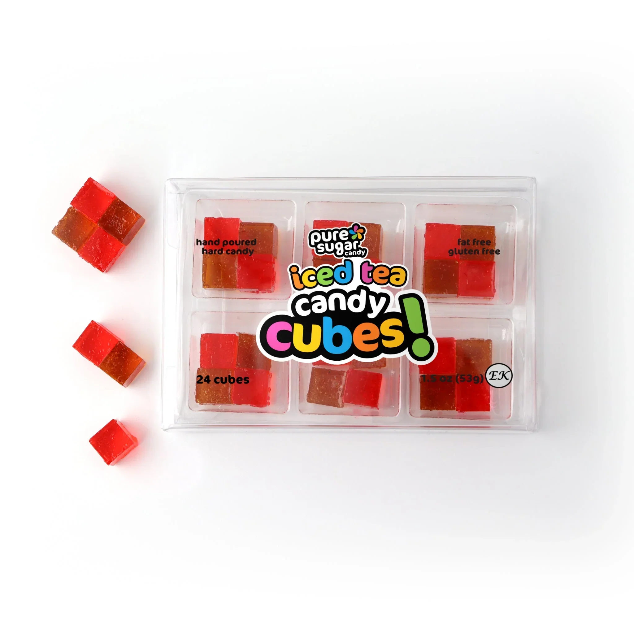 Pure Sugar Candy Cubes - Raspberry Iced Tea