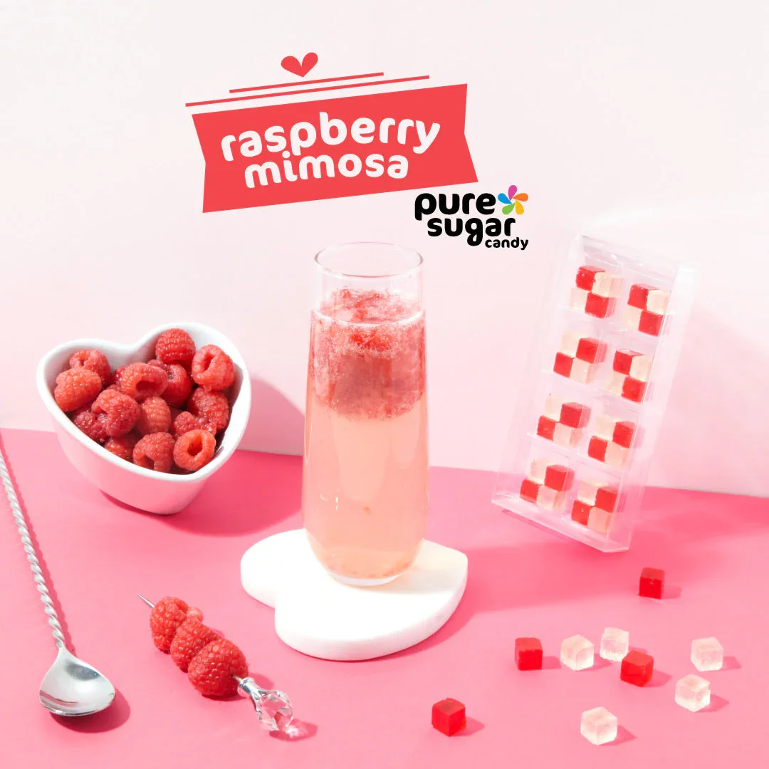 Pure Sugar Candy Cubes - Raspberry Mimosa - Image 3