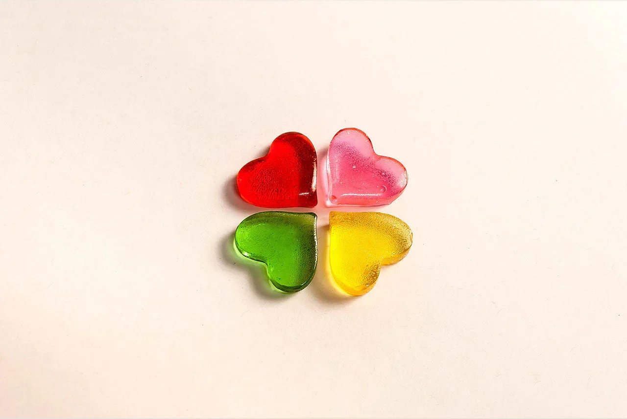 Pure Sugar Hard Candies - Hearts - Image 2