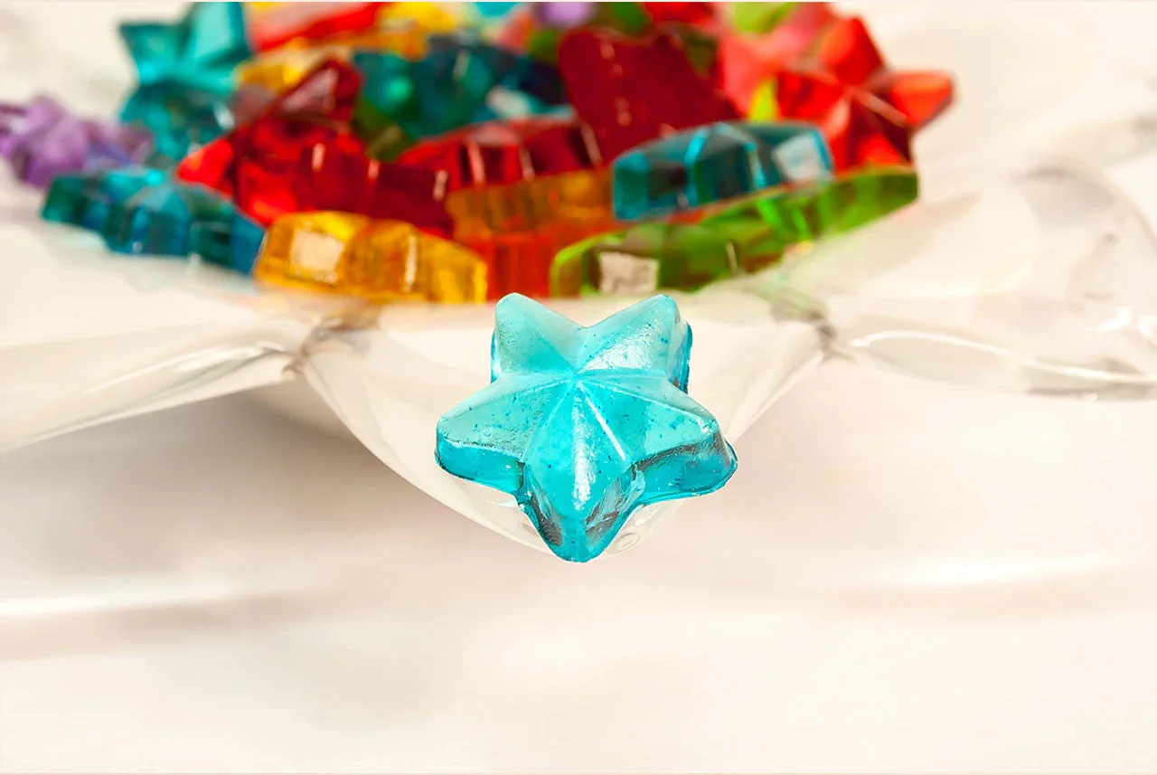 Pure Sugar Hard Candies - Stars