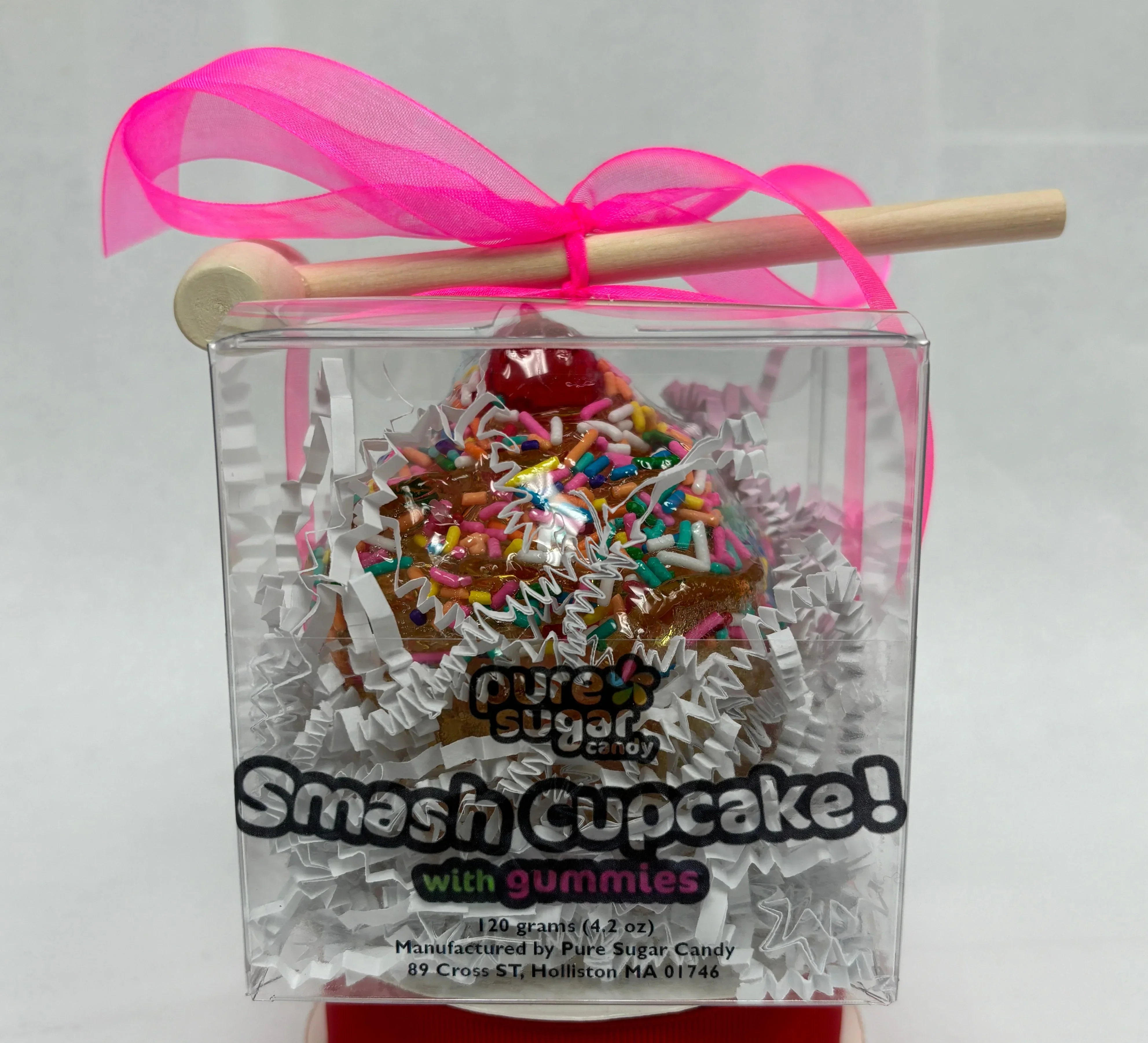 Pure Sugar Hollow Candy Cupcake filled with Cupcake Gummies - Image 4