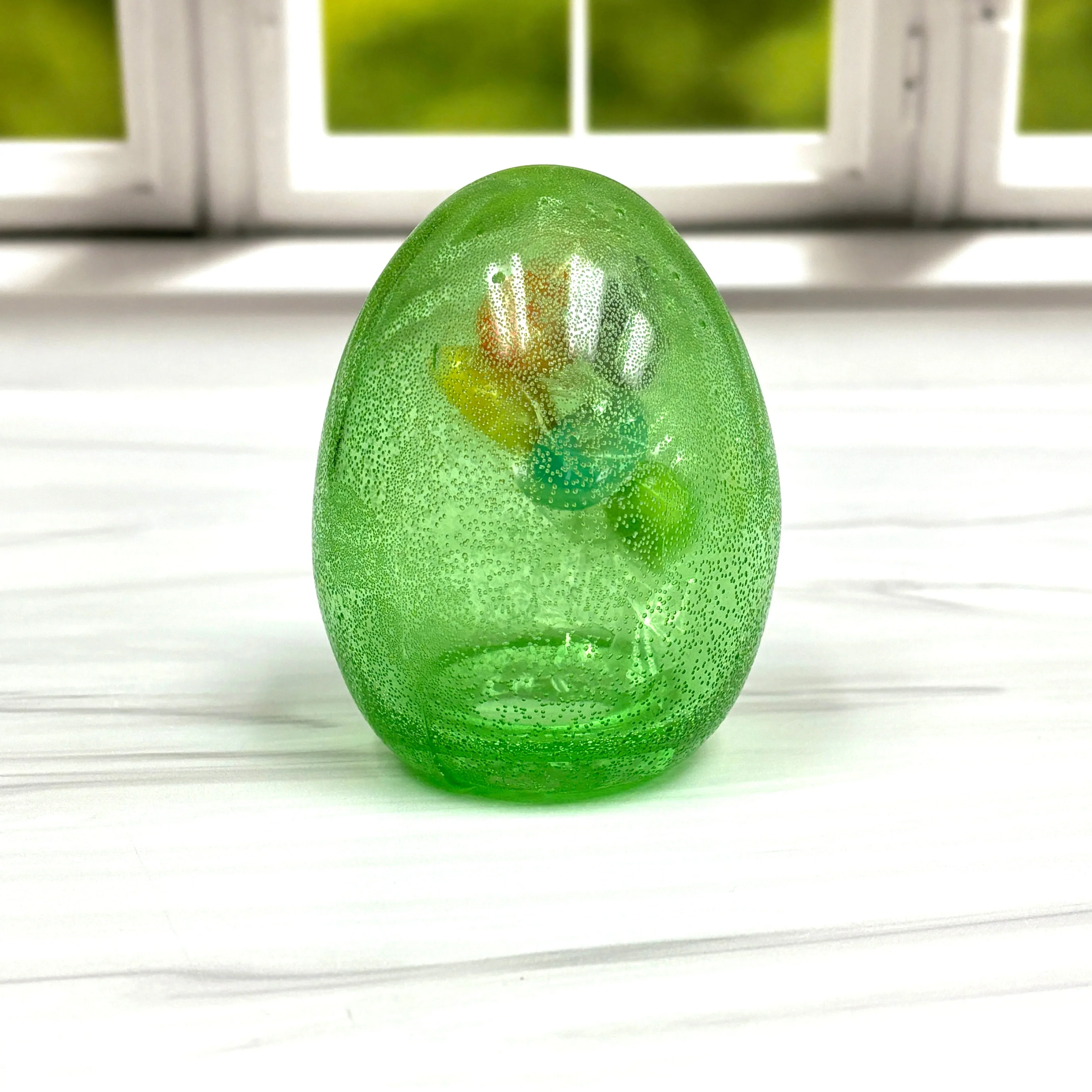 Pure Sugar Hollow Candy Easter Egg filled with Gummy Eggs - Image 3