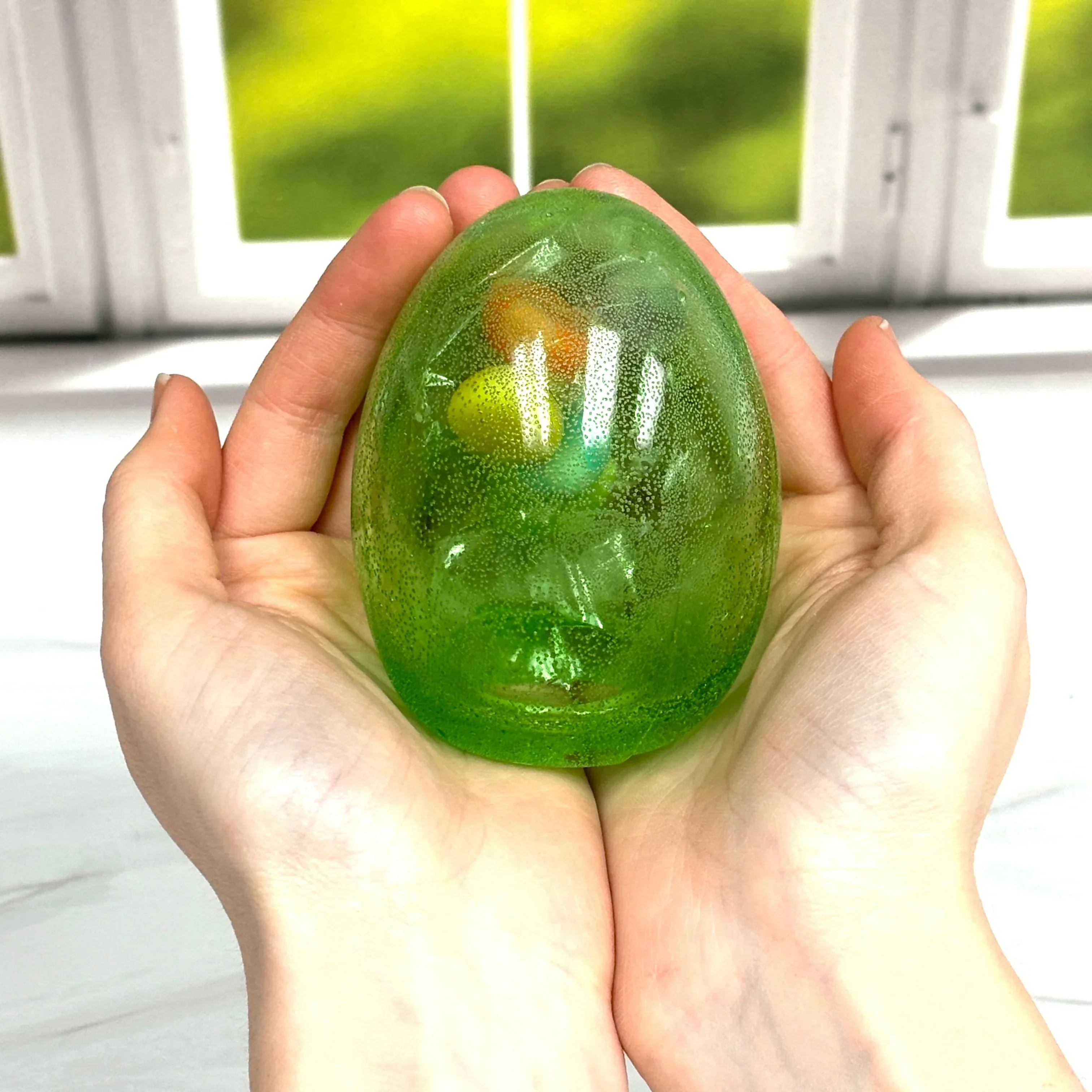 Pure Sugar Hollow Candy Easter Egg filled with Gummy Eggs - Image 9