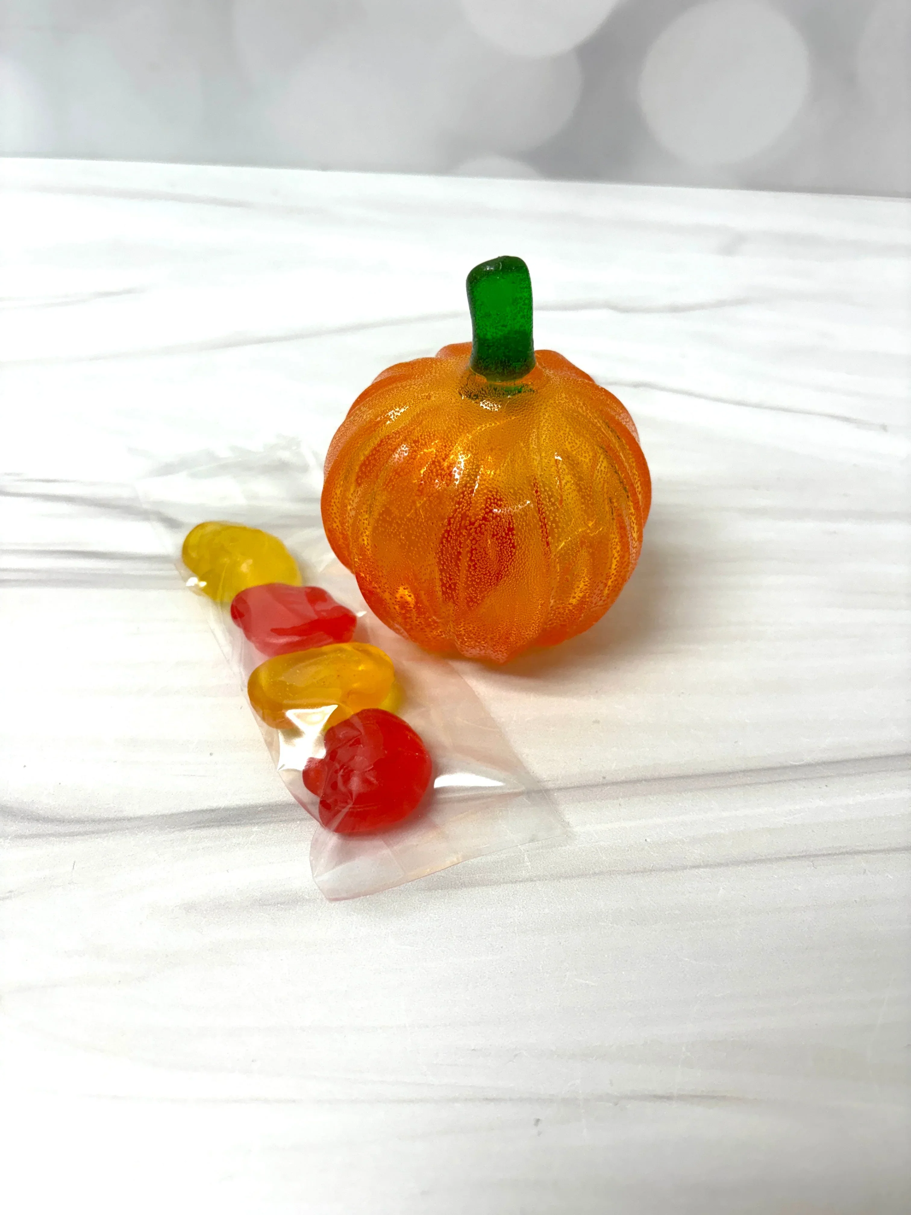 Pure Sugar Hollow Hard Candy - Pumpkin - Image 3