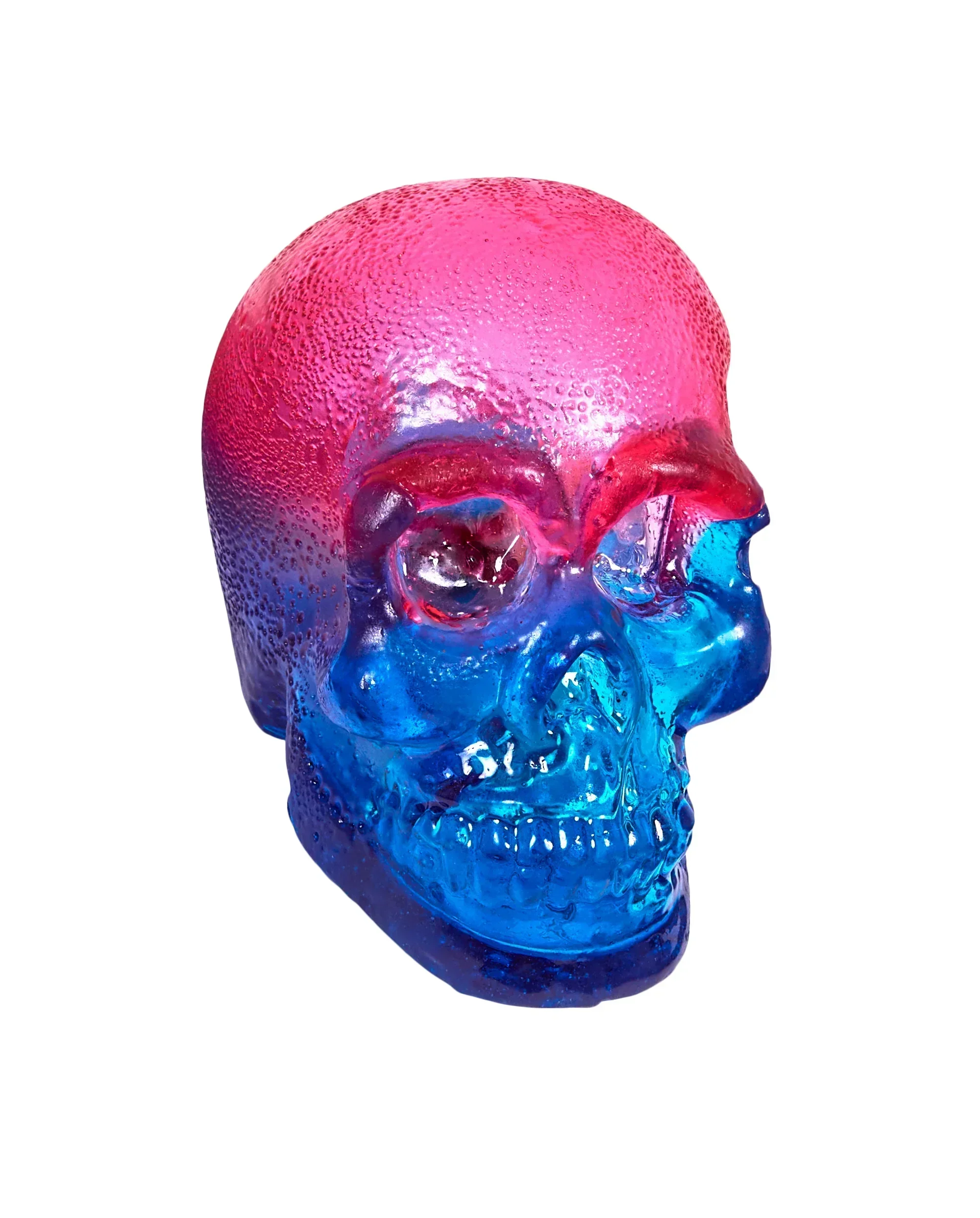 Pure Sugar Hollow Hard Candy Skull filled with Gummies - Image 3
