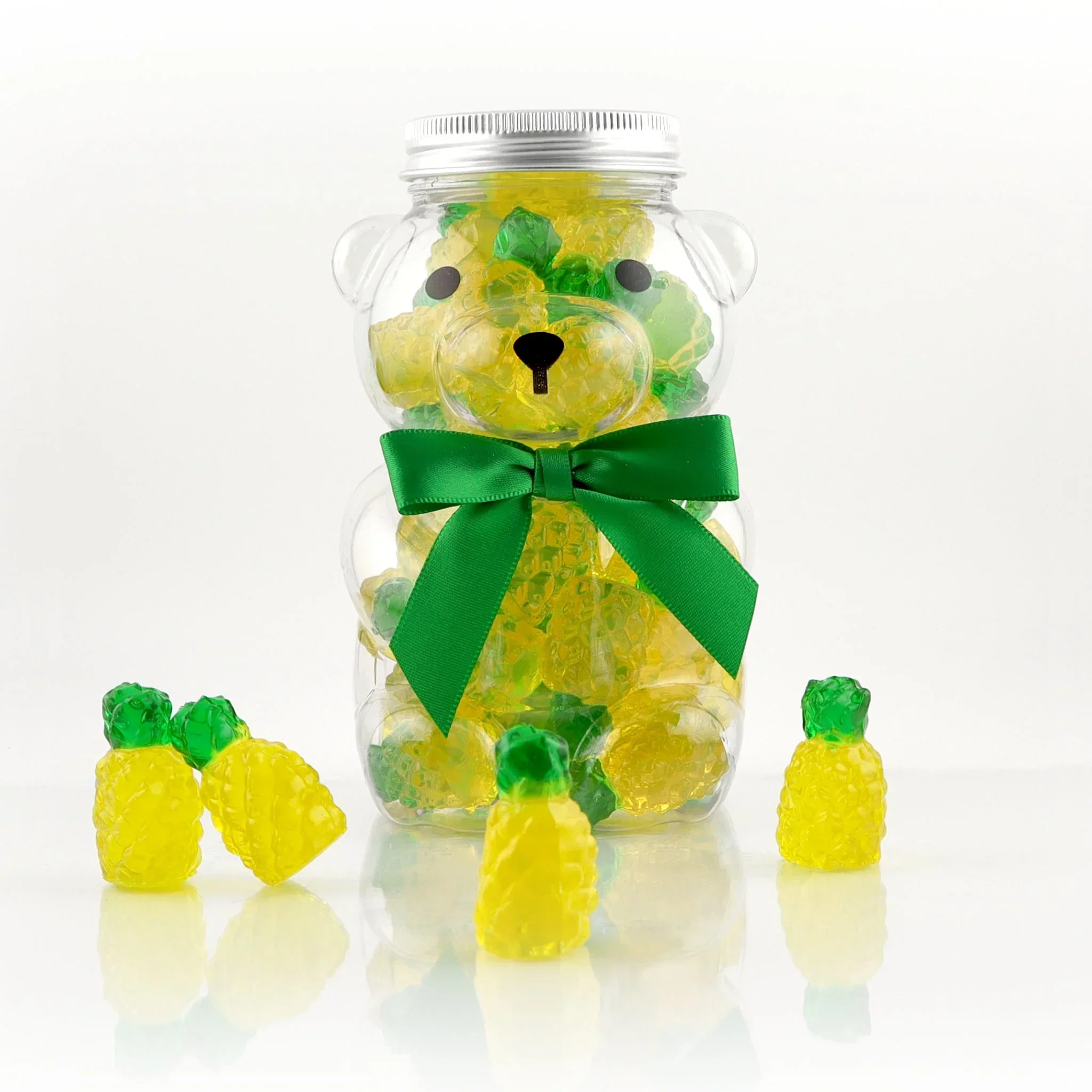 Pure Sugar Summer Bear filled with 3-D Gummy Pineapples