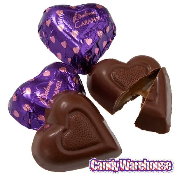 Palmer Purple Foiled Caramel Filled Milk Chocolate Hearts: 4LB Bag - Image 2