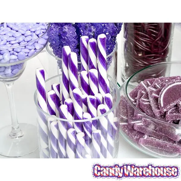 Purple Hard Candy Sticks: 80-Piece Box - Image 3