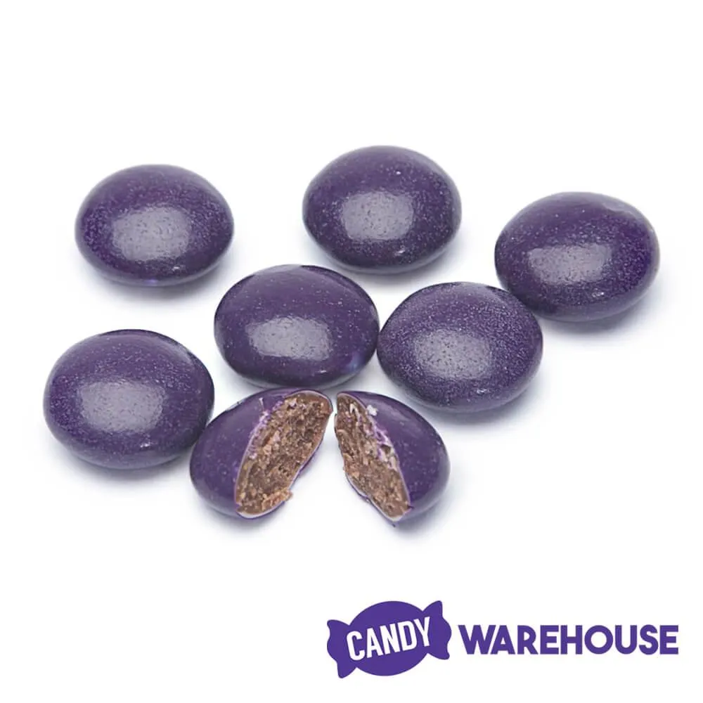 Milk Chocolate Gems - Purple: 2LB Bag - Image 2
