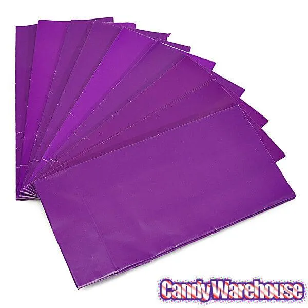 Mini Candy Treat Bags - Purple: 24-Piece Bag - Image 3