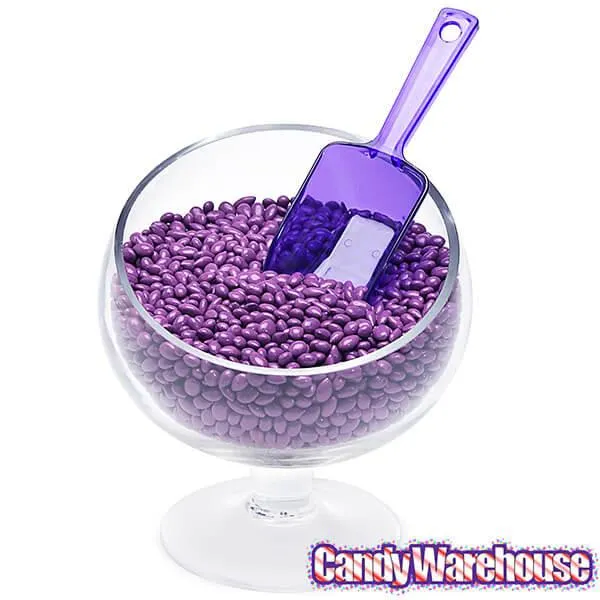 Plastic 2-Ounce Flat Bottom Candy Scoop - Purple - Image 2