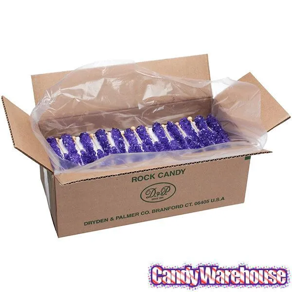Rock Candy Crystal Sticks - Purple: 120-Piece Case - Image 5
