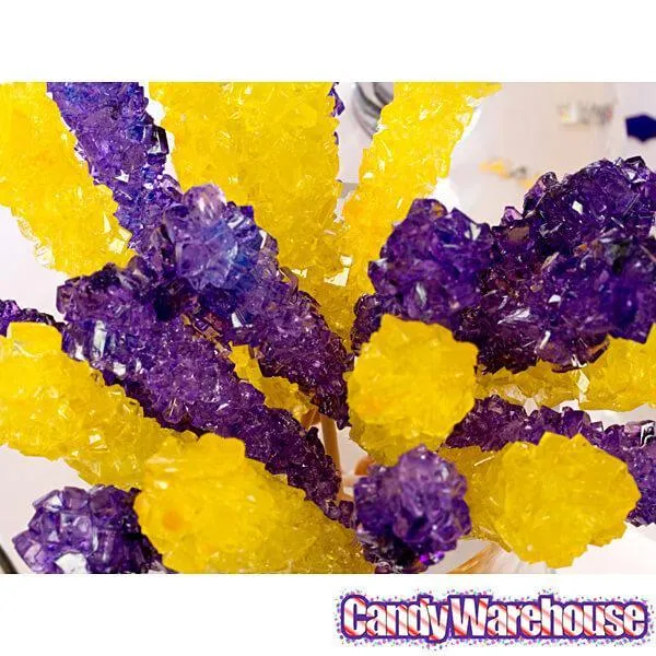 Rock Candy Crystal Sticks - Purple: 120-Piece Case - Image 7