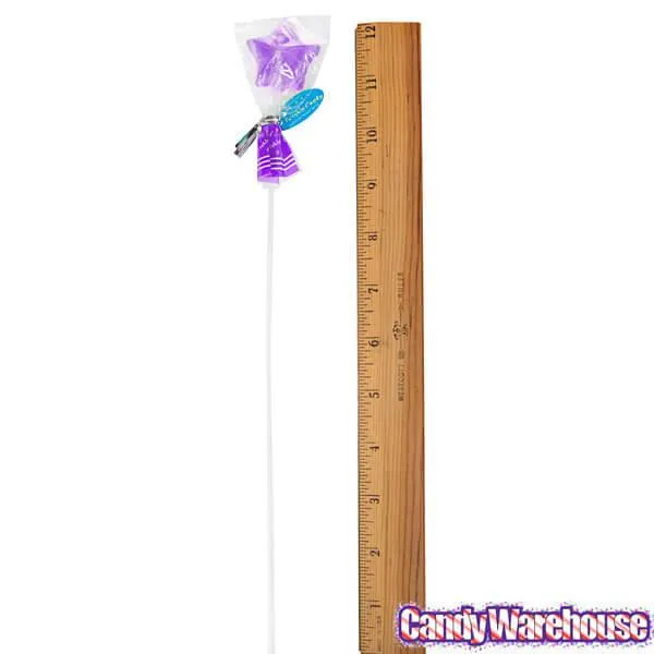 Twinkle Candy Star Lollipops - Purple: 120-Piece Bag - Image 2