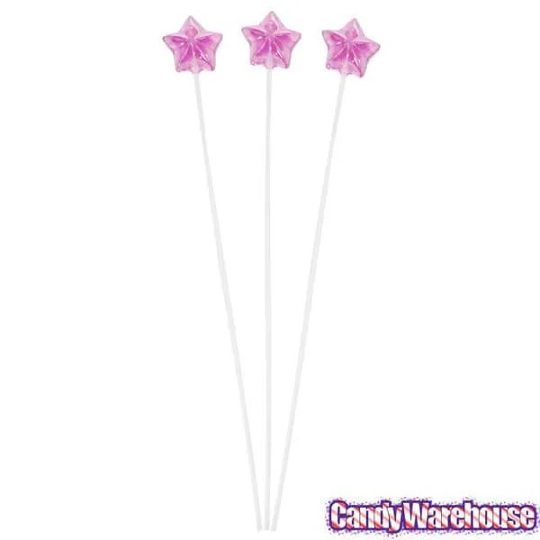Twinkle Candy Star Lollipops - Purple: 120-Piece Bag - Image 3