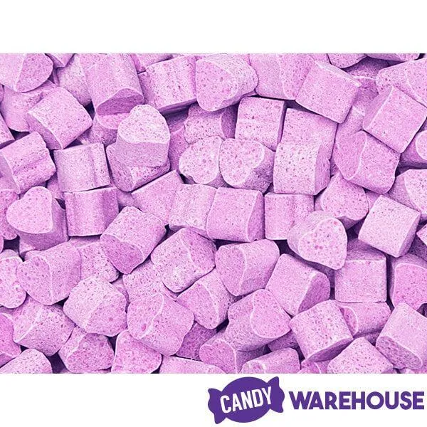 Tiny Sugar Candy Hearts - Purple: 1.5LB Jar - Image 5