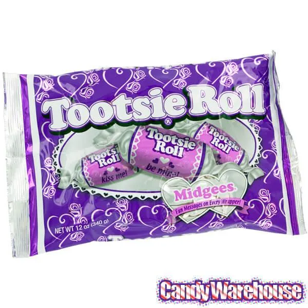 Purple Tootsie Rolls: 50-Piece Bag - Image 2