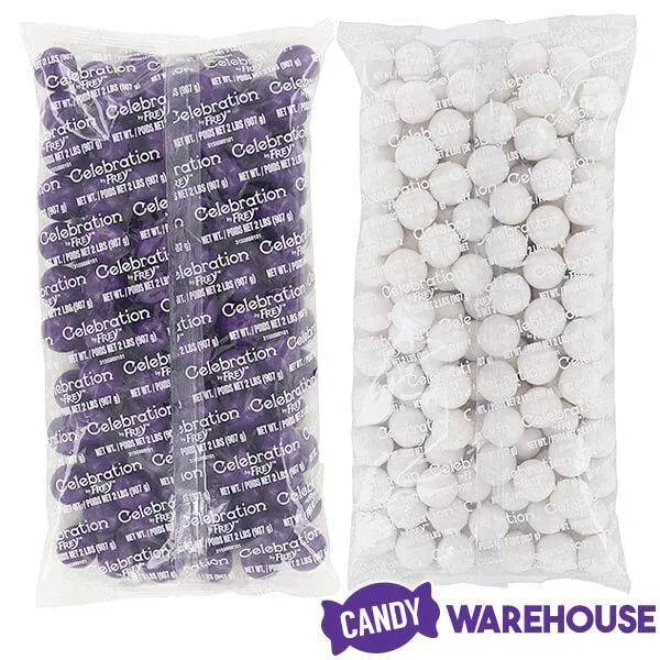 Gumballs Color Combo - Purple and White: 4LB Box - Image 4