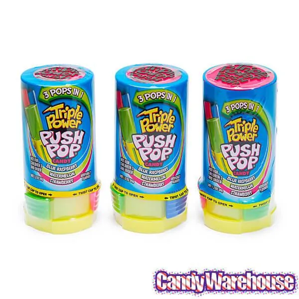 Push Pops Triple Power Candy: 16-Piece Box - Image 3