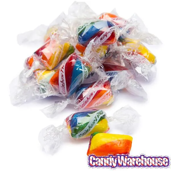 Atkinson Hard Candy Twists - Rainbow Cherry: 5LB Bag - Image 3