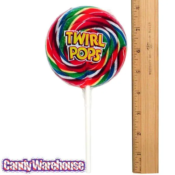 Rainbow Twirl Pops: 18-Piece Display - Image 2