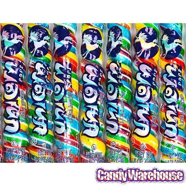 Unicorn Pops 1.5-Ounce Twist Suckers - Rainbow: 72-Piece Case - Image 3