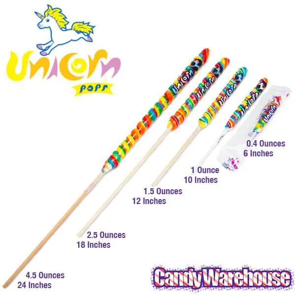 Unicorn Pops 1.5-Ounce Twist Suckers - Rainbow: 72-Piece Case - Image 8