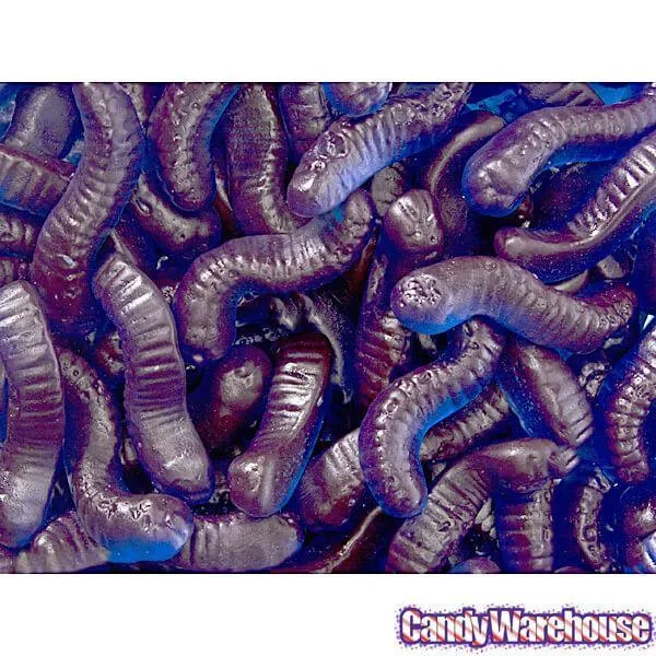 Gummy Inch Worms - Raspberry: 5LB Bag - Image 3