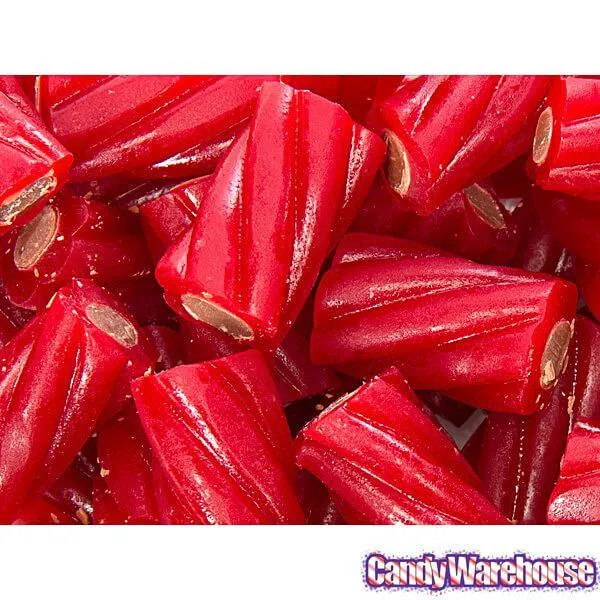 Raspberry Licorice Twists with Chocolate Centers: 6.3-Ounce Bag - Image 2
