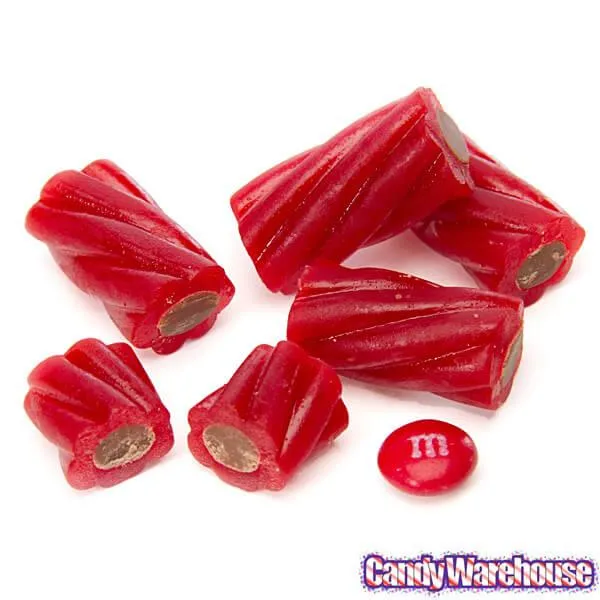 Raspberry Licorice Twists with Chocolate Centers: 6.3-Ounce Bag - Image 3