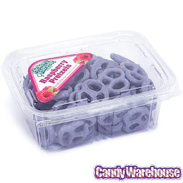Raspberry Yogurt Covered Mini Pretzels: 9-Ounce Tub - Image 2