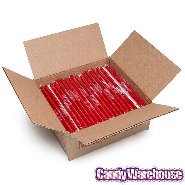 Red Candy Apple Hard Candy Sticks: 100-Piece Box - Image 3