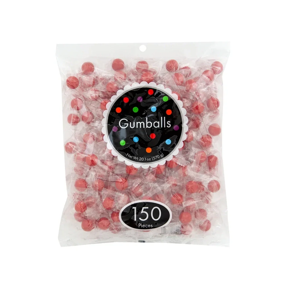 Red Cherry Wrapped Gumballs: 4-Bag Case