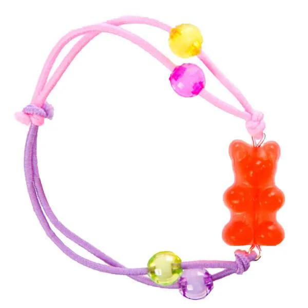 Gummy Bear Elastic Bracelet - Red