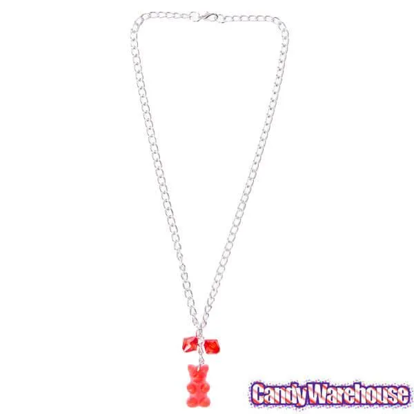 Gummy Bear Necklace - Red - Image 4