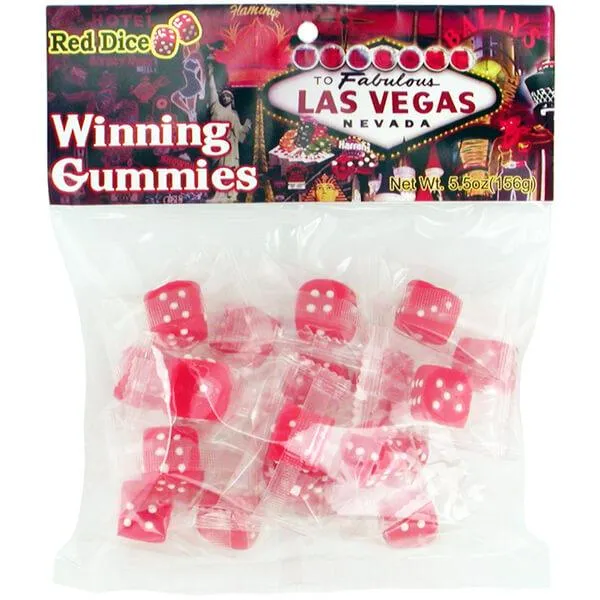 Gummy Red Dice Candy: 430-Piece Case - Image 2