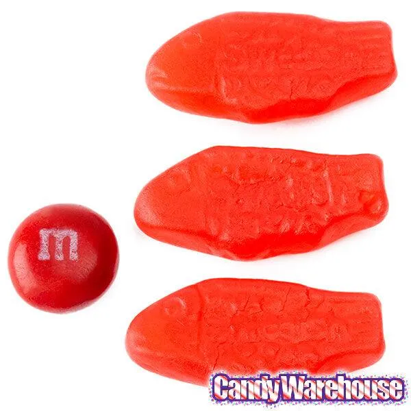 Mini Swedish Fish Candy - Red: 5LB Bag - Image 3