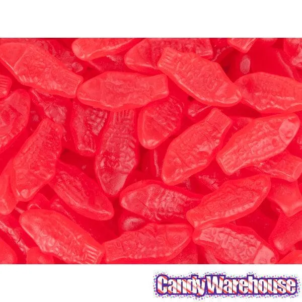 Mini Swedish Fish Candy - Red: 5LB Bag - Image 4