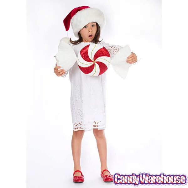 Red Peppermint Candy Ornament: 18.5 Inch - Image 4