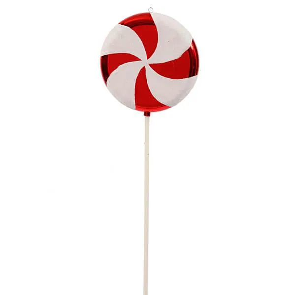 Red Swirl Plastic Candy Lollipop - 24 Inch - Image 5