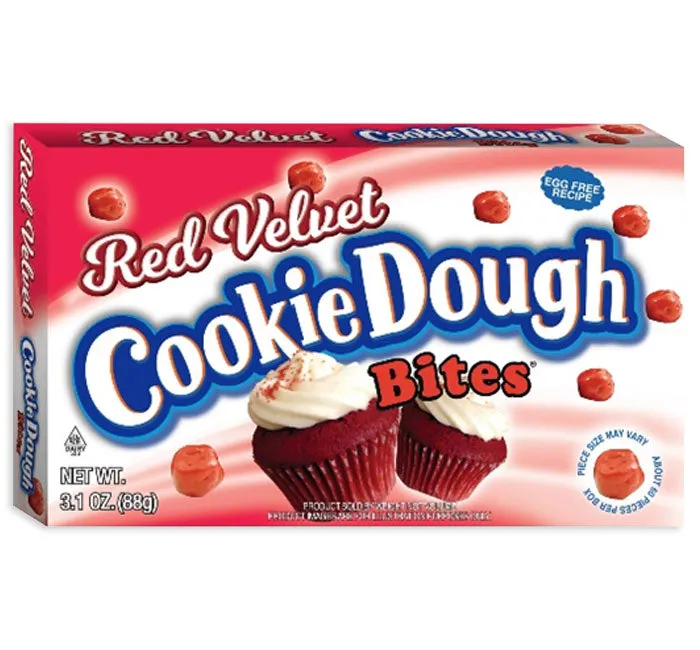 Red Velvet Cupcake Bites Theater Size Packs: 12-Piece Box