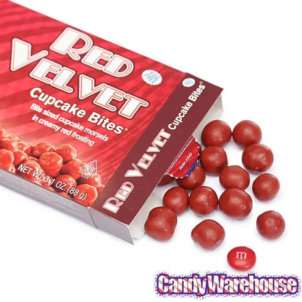 Red Velvet Cupcake Bites Theater Size Packs: 12-Piece Box - Image 2