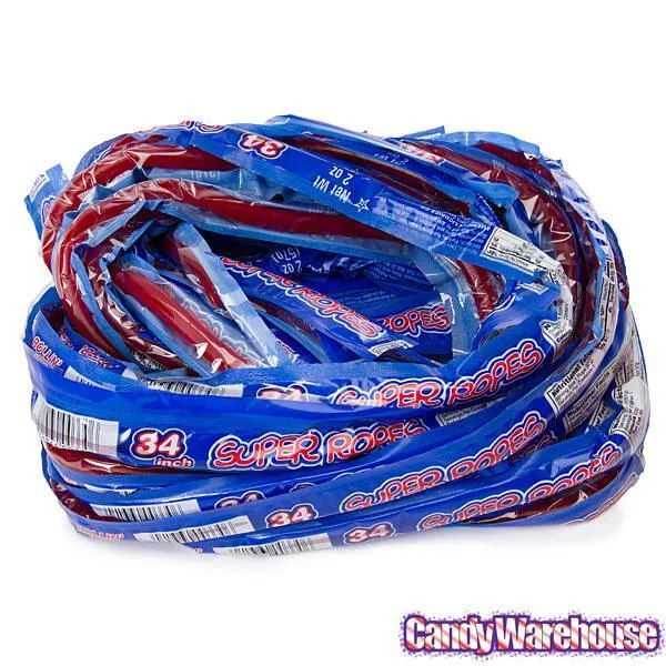 Red Vines Super Ropes Red Licorice Candy: 60-Piece Case - Image 6