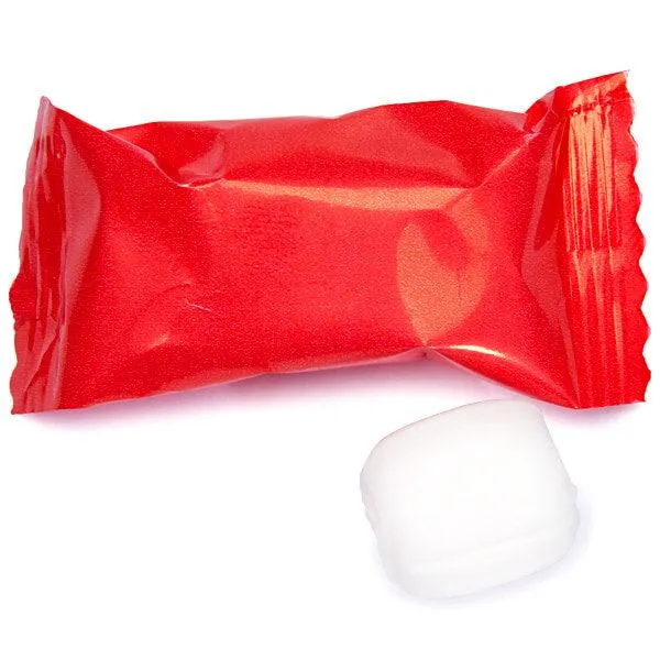 Red Wrapped Buttermint Creams: 108-Piece Bag