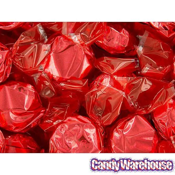 Wrapped Hard Candy Ovals - Red - Cherry: 5LB Bag - Image 4