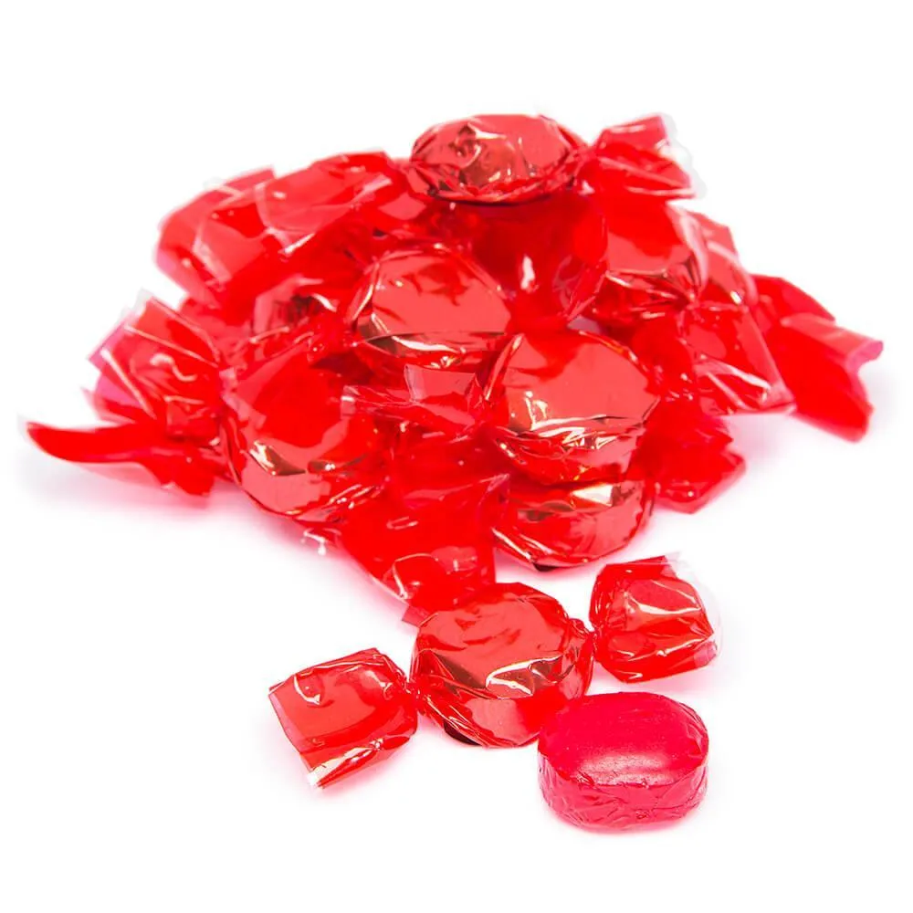 Wrapped Hard Candy Ovals - Red - Cherry: 5LB Bag - Image 5