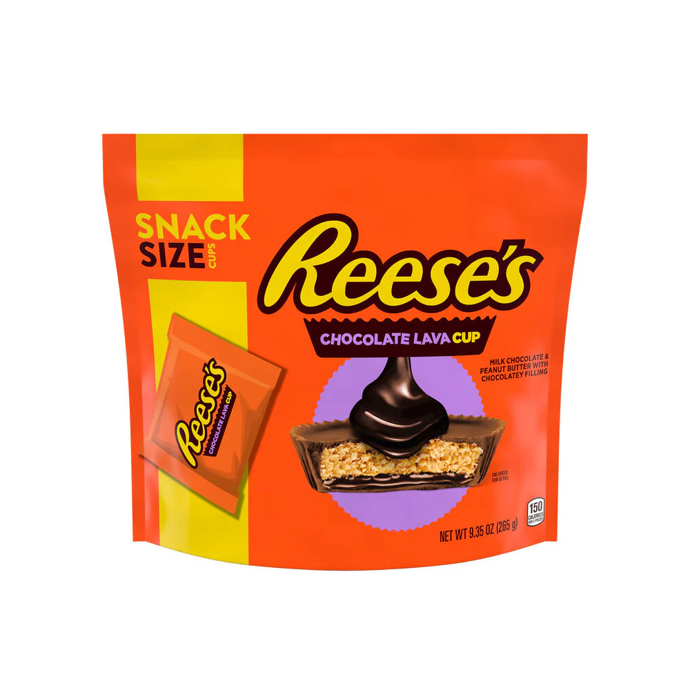 Reese’s Chocolate Lava Peanut Butter Cups Snack Size: 9.35-Ounce Bag