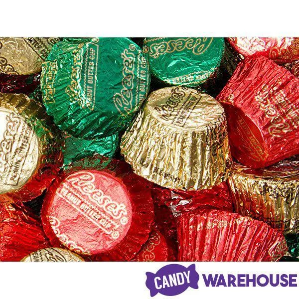 Reeses Christmas Peanut Butter Cups Miniatures: 2LB Jar - Image 4