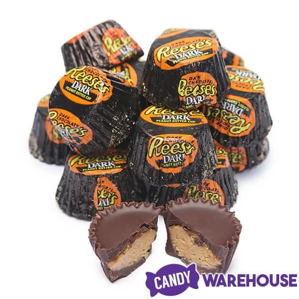 Reese's Dark Chocolate Peanut Butter Cups Miniatures: 10.2-Ounce Bag - Image 2