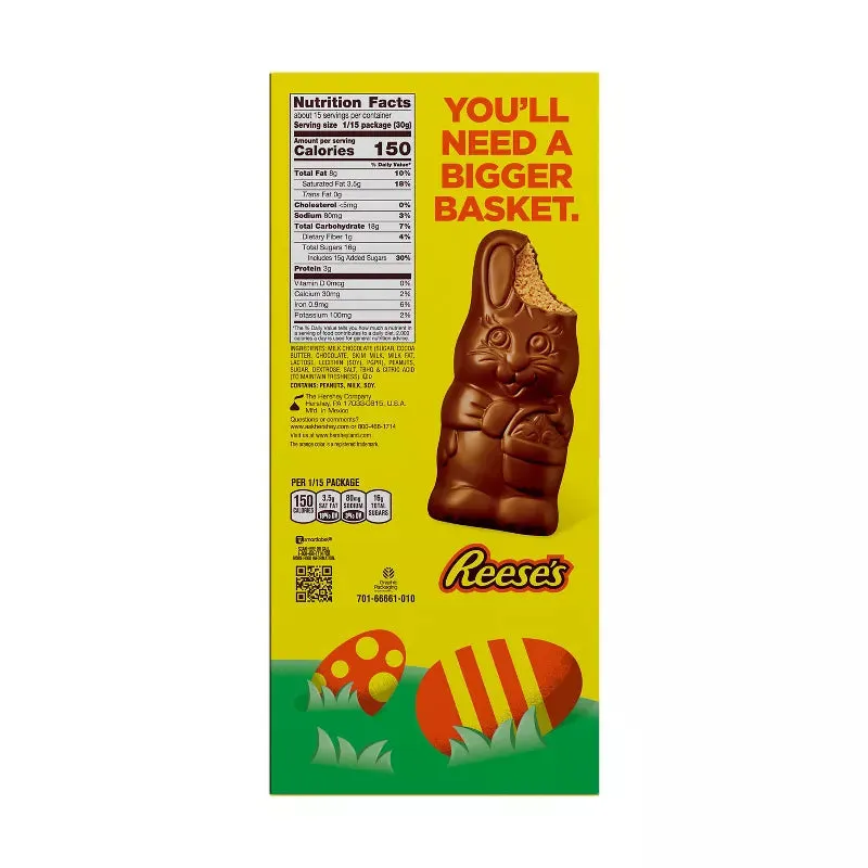 Reese's Easter Milk Chocolate Peanut Butter Bunny: 1LB Box - Image 4